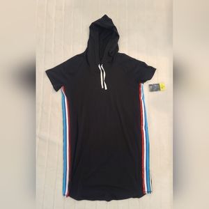 New With tags athleisure hooded dress